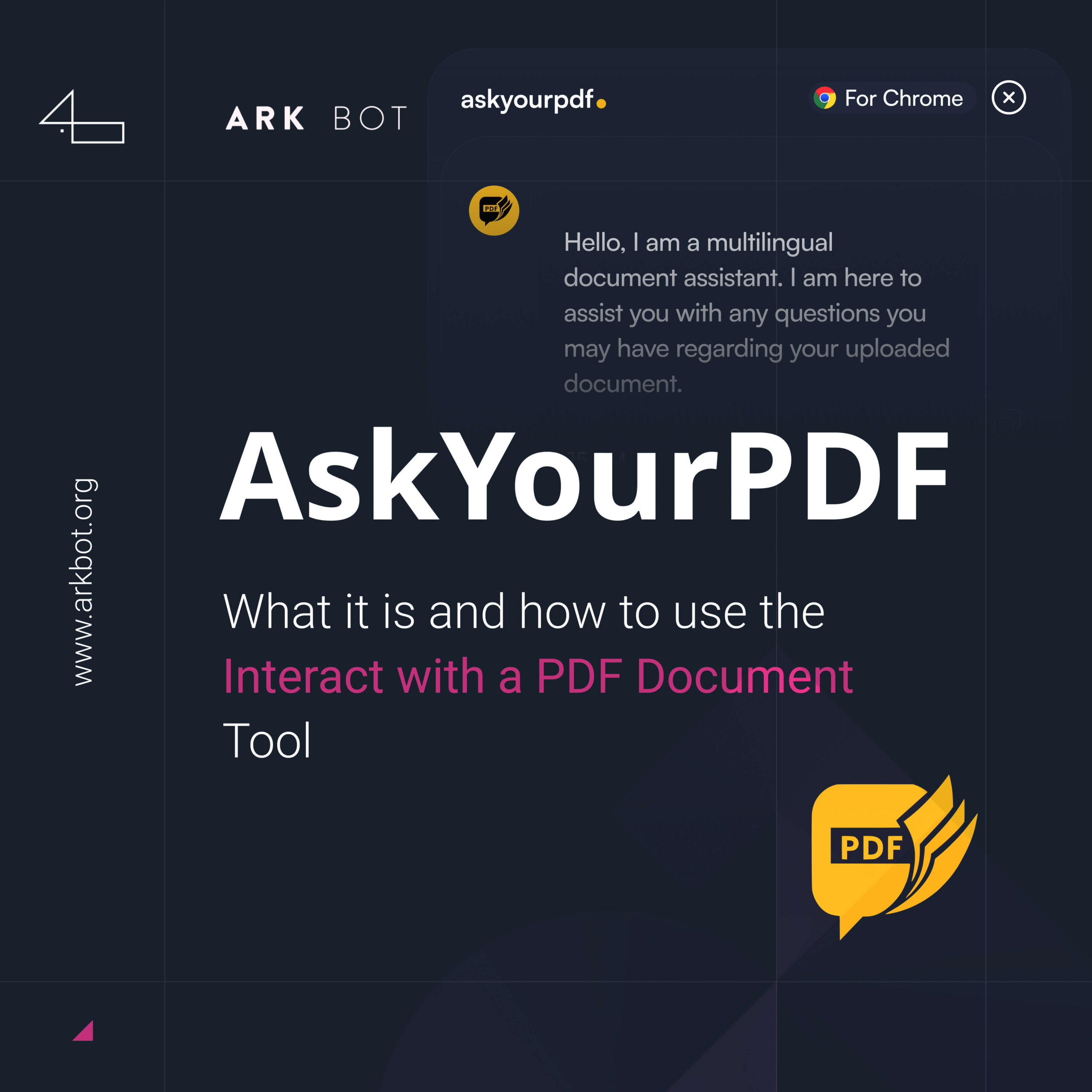 What is Ask Your PDF Ai | Interact with a PDF Document | Ark Bot